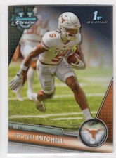 2023 Bowman University Chrome - Adonai Mitchell #10 (RC)