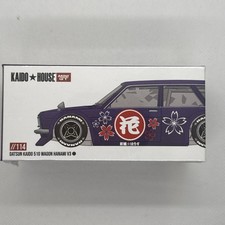 1/64 Datsun KAIDO 510 Wagon Hanami V3 Magic Purple Kaido House x Mini GT