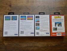 4 Sega Master System Games: Alex Kidd in Miracle World, Wonder Boy III,more READ