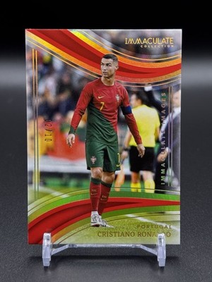 Cristiano Ronaldo /10 2023-24 Panini Immaculate Images Gold CR7 Portugal