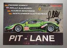 Motorsport Autogrammkarte Rinaldi Racing Ferrari, Alex Mattschull