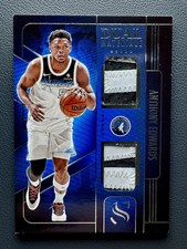 2024-25 Panini Silhouette Anthony Edwards Dual Materials Game-Worn Patch