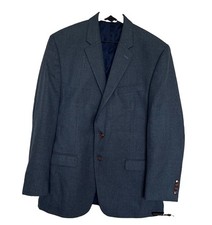 Lauren Ralph Lauren Men's Blue Blend Blazer Suit Sport Jacket Size 44R