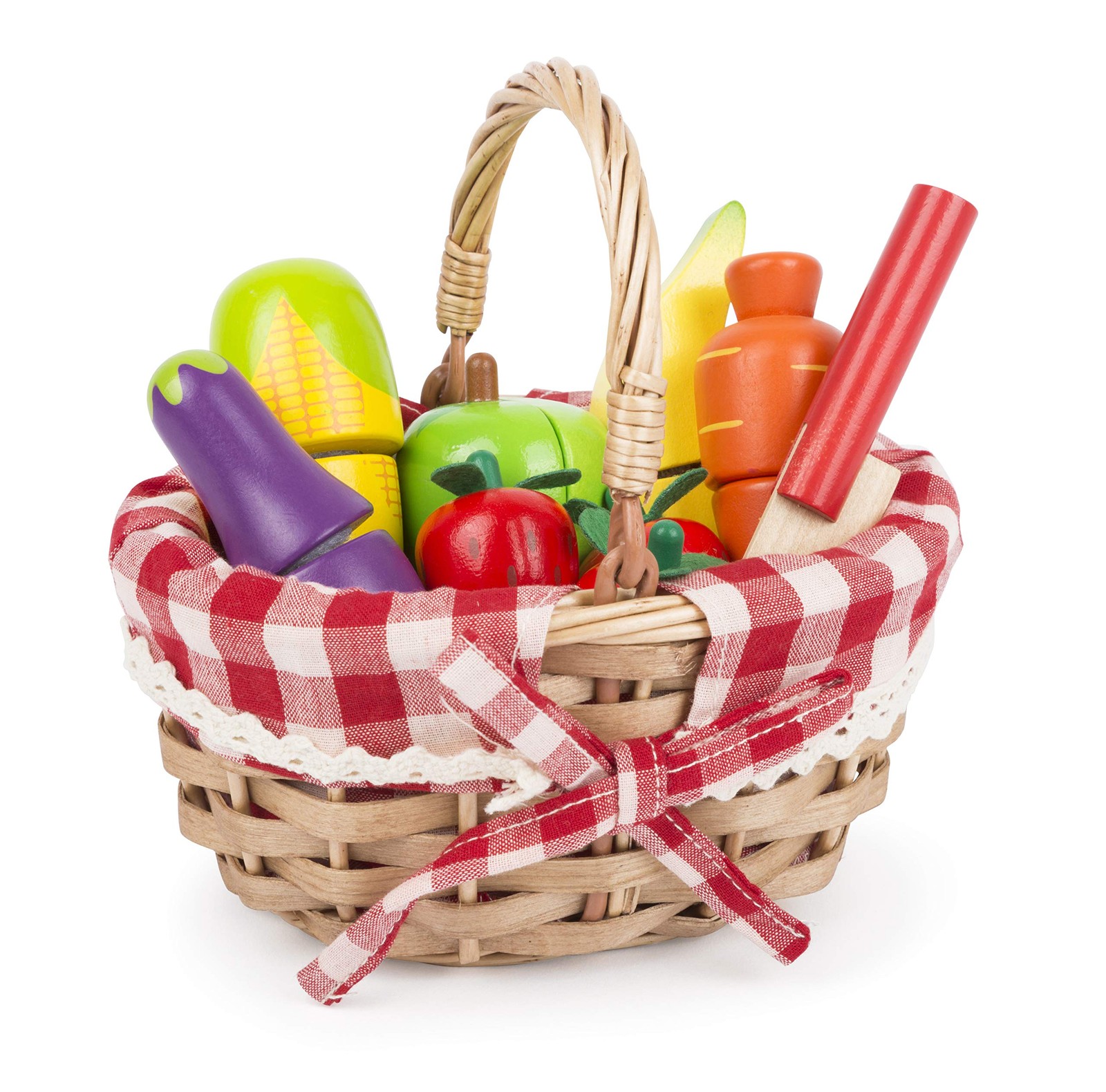 Маленькая корзинка для покупок на ножках с нарезанными фруктами 7790₽