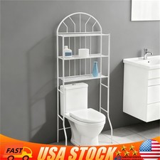 Over The Toilet Storage Rack Shelves Bathroom Organizer Shelf Space Saver 3 Tier