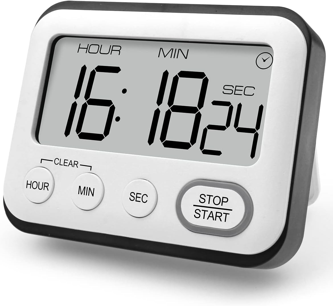 Digital Kitchen Timer Multifunctional, Cooking Timers Magnetic Countdown Countu