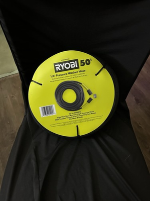 #ad Ryobi RY31HPH02 Flexible Pressure Washer Hose 1 4 In. X 50 Ft. 3600 PSI $49.99