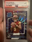 2024 Panini Donruss Jayden Daniels Retro Rated Rookie Psa 9