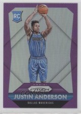 2015-16 Panini Prizm Rookies Purple Prizm 61/99 Justin Anderson #303 1l2
