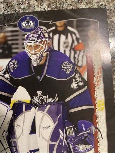 Jonathan Bernier Hand Signed Los Angeles Kings Stanley Cup 8x10 Photo - Picture 3 of 8