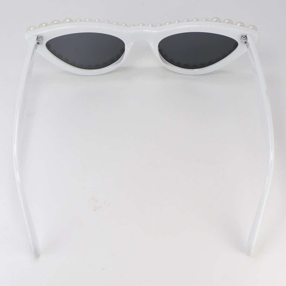 Pearl Cat Eye Sunglasses Womens Fashion Trendy UV Protection Cute Accessory Belle | Pearl Cat-Eye Wedding Sunglasses | Fifth & Ninth  main image 4
