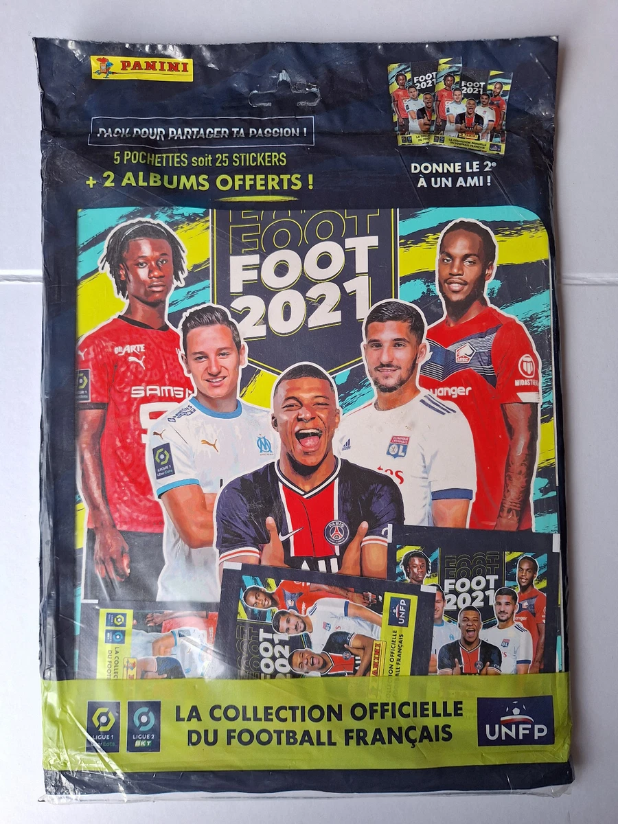 BOX neuf 220 Pochettes 440 Stick. + 220 cards PANINI FRANCE = 4 albums 2018-2020