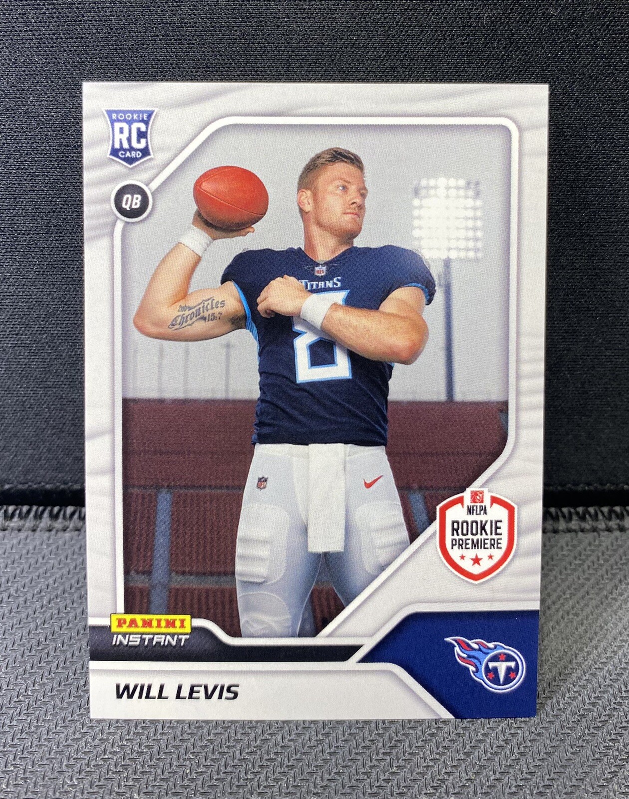 Will Levis 2023 Panini Instant Rookie Premiere RPS First Look /1061 #43 / Titans