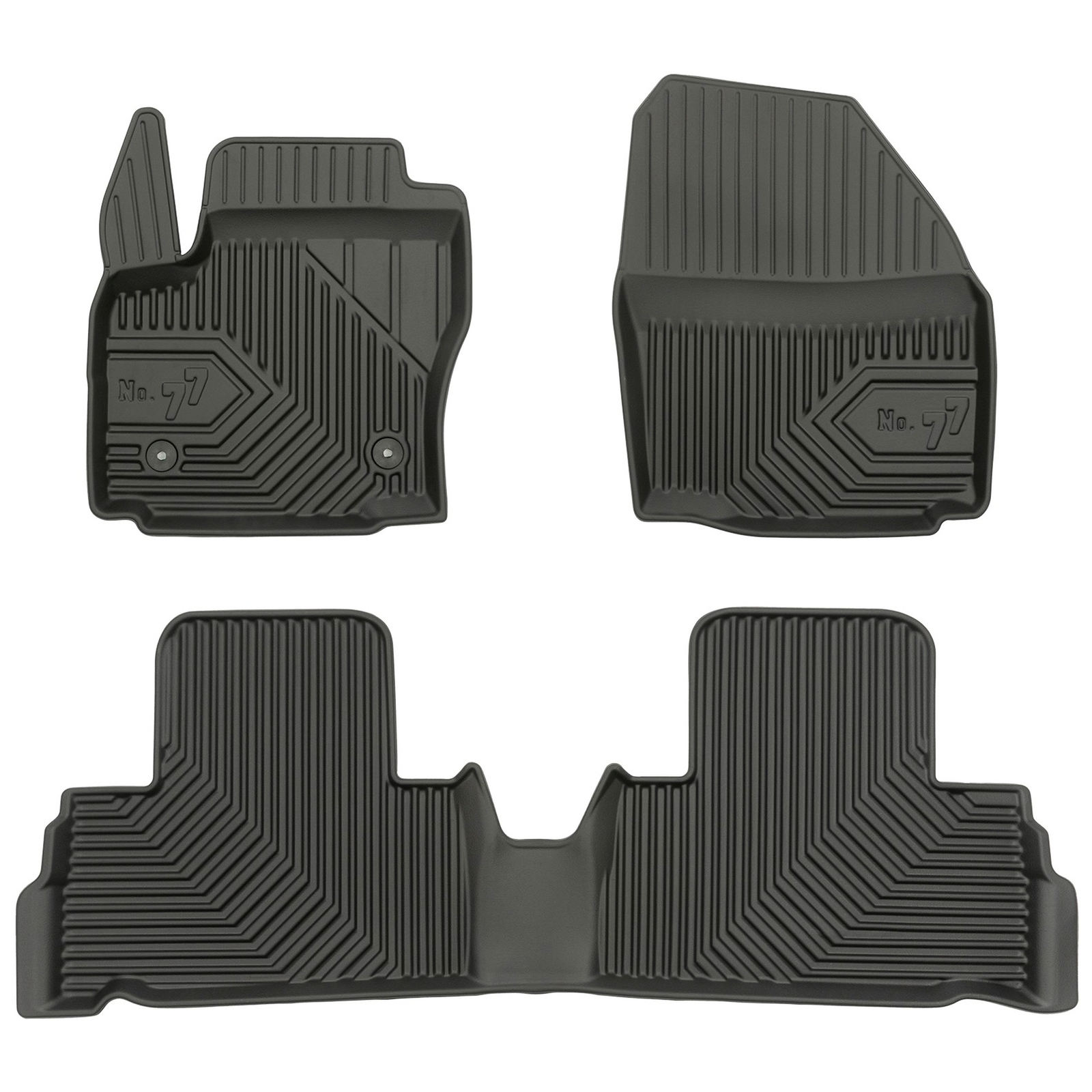 Tapis de sol TPE Frogum étanche avec rebords 3D pour Ford Galaxy II 2009 à 2015