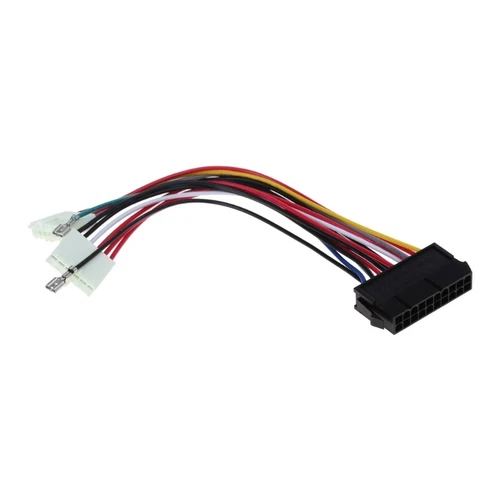 20Pin ATX to 2x Port 6Pin AT PSU Converter Power Cable Cord For 286 386 486 586