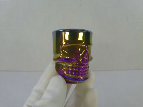 Circleware Rainbow Fusion 1.7 oz Skull Shot Glass 6 Piece Set - Picture 4 of 8