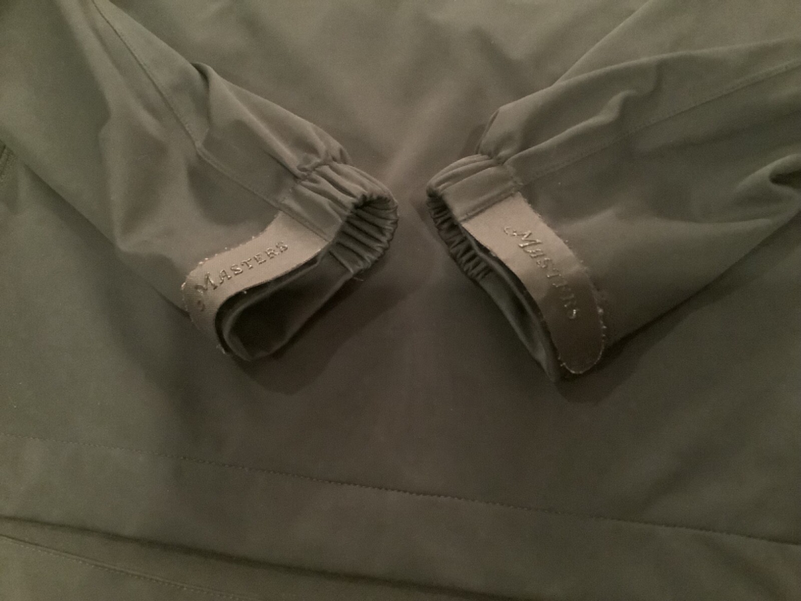 Masters Tech Golf Pullover Zip Up Rain Jacket Black