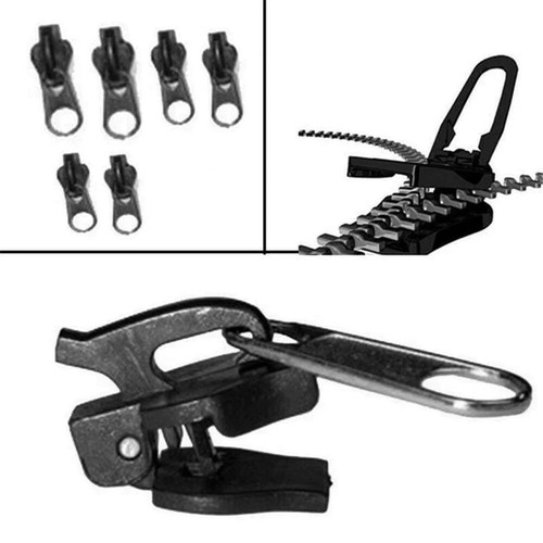 6 Pcs Set Instant Zipper Universal Instant Fix Zipper Repair Kit Replacement Zip - Picture 3 of 8