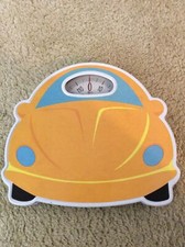 Bathroom Scale VW Yellow Car Up To 120kg Trendy Fun MCM Retro