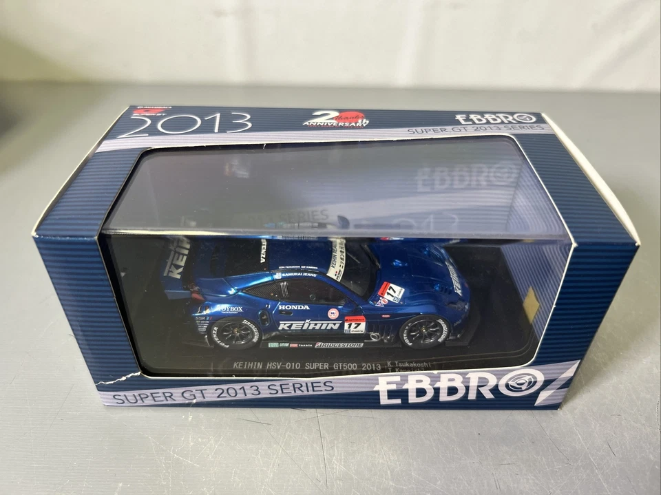 1:43 EBBRO 44923 HONDA HSV-010 SUPER  GT 500 2013 #17 KEIHIN Car 20th Anniv. - Image 2 of 4