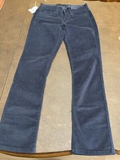NWT Calvin Klein Power Stretch Straight Leg Corduroy Pants Size 2 Women  s