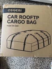 Osoeri Car Roof Carrier Bag, 21 Cubic Feet Waterproof 840D Rooftop Cargo Bag