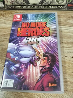Nintendo Switch No More Heroes 3 KILLION DOLLAR TRILOGY NEW No More Heroes 3 Killion Dollar Trilogy Nintendo Switch