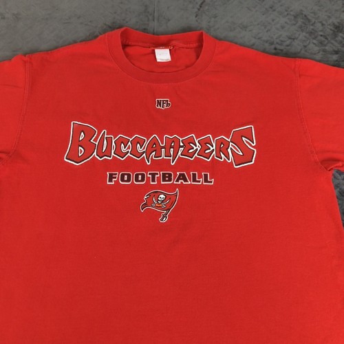 Tampa Bay Buccaneers Shirt Y2K NFL Apparel Vintage Kurzarm Rot Herren Medium