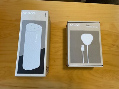 Sonos Roam w/ wireless charger - white - new, factory sealed