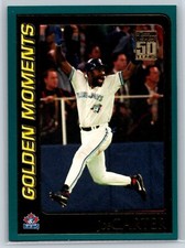 2001 Topps Joe Carter Golden Moments Toronto Blue Jays #386