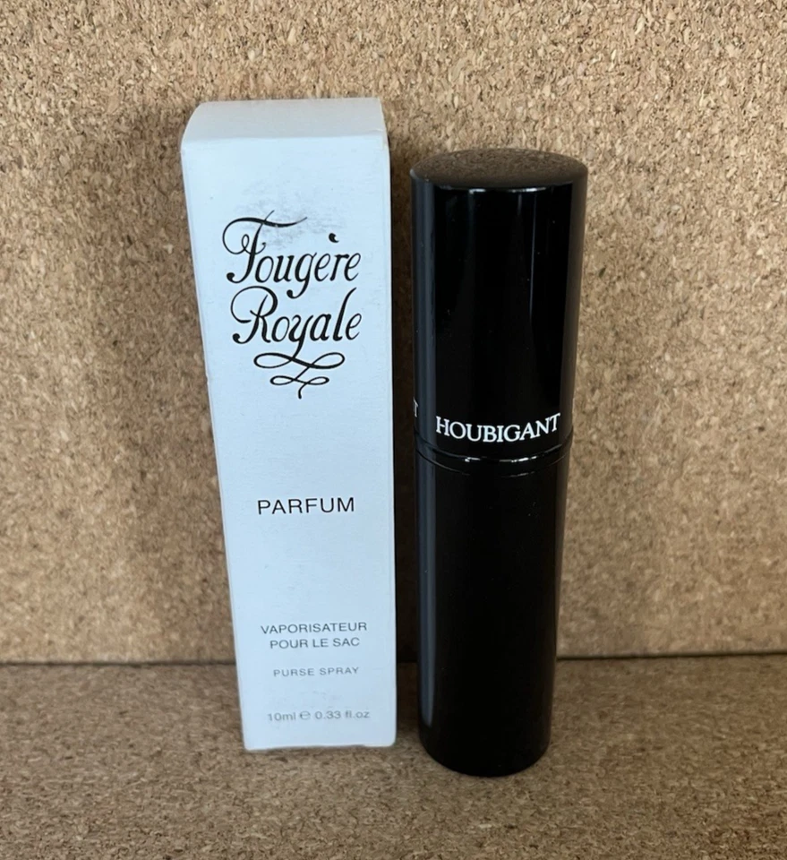 HOUBIGANT FOUGERE ROYALE PERFUME, .33 oz, 10 ml perfume puro nuevo spray en caja Francia Foto 3 de 4