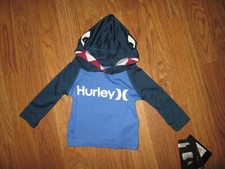 Baby infant boy HURLEY sun protection shirt swimsuit bathing suit 3 months NWT