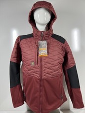 NWT Ariat Rebar Cloud 9 Water Resistant Zone Insulated Maroon Jacket Womens SZ L