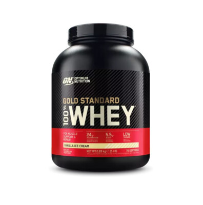 ON Optimum Nutrition 100% Whey Gold Standard 2,27kg Dose Vanilla Ice Cream