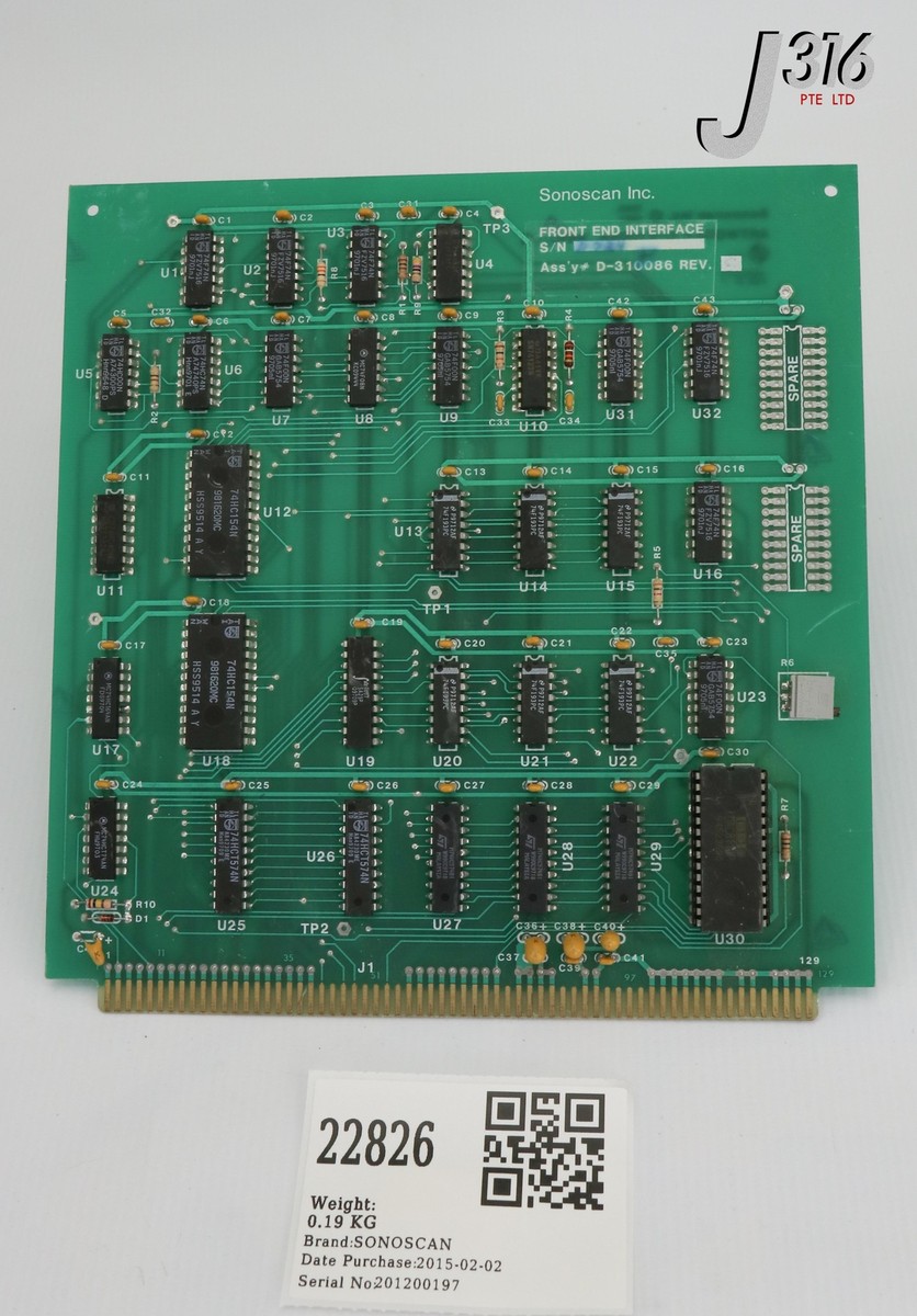 オーダー 22826 SONOSCAN PCB, FRONT END INTERFACE, C-410058 D-310086 | eBay