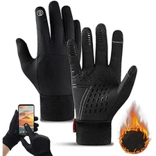 Winter Gloves Touchscreen Warm Thin Liner Running Gloves for Work Riding Driving