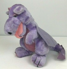 Vintage 1983 Dakin Purple  Pink Girl Winged Dragon Stuffed Animal Plush