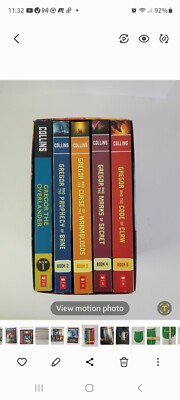 Suzanne Collins The Underland Chronicles 5 Books Set (1-5) Gregor The Overla...