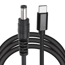 5FT USB C to DC PD Power Fast Charging Cable 5.5mm x 2.1mm 65W/9V DC Power Ca...