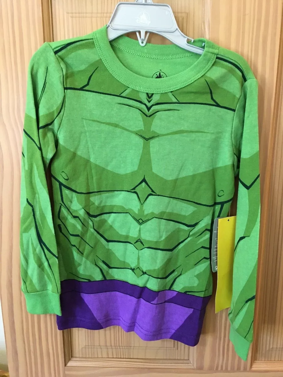 NWT Disney Store Hulk Costume PJ Pal Marvel s Avengers Boys Many