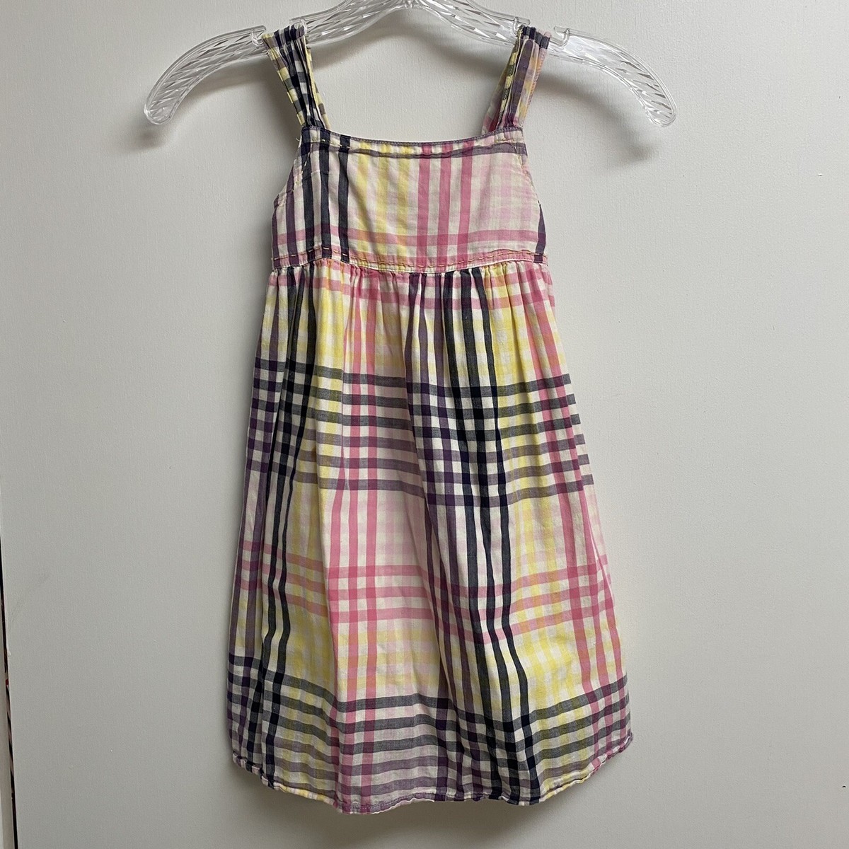 old navy pink plaid dress Old Navy Pink and Black Plaid Kids Dress apnavyaapar.com