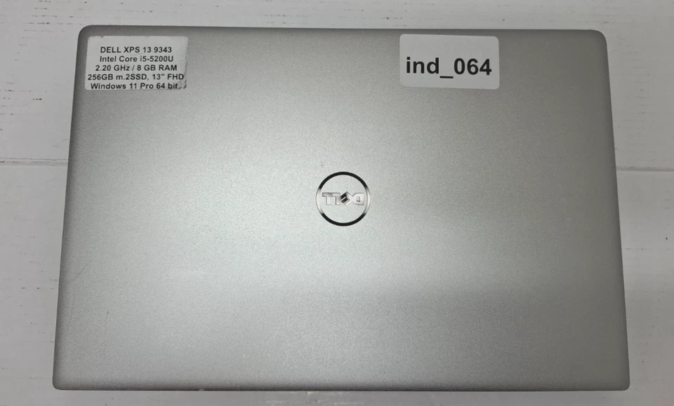 Windows 11 Dell XPS 9343 Intel i5-5th Gen 8GB 256GBSSD 13" - Image 4 of 4
