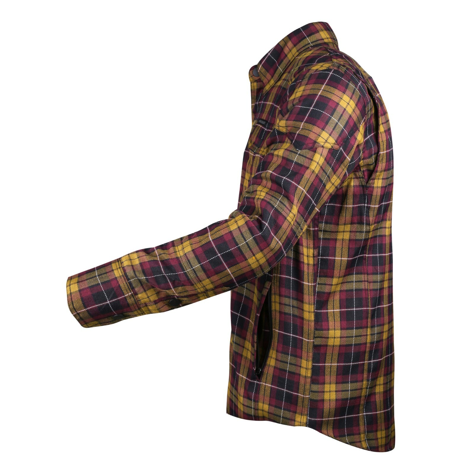 Mens Biker Motorcycle Cotton Shirt Lumberjack Made with Kevlar CE ...