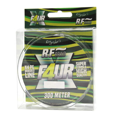 Roy Fishers X4 Braid geflochtene Schnur - Angelschnur 300m Grün