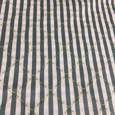 Green Stripe Designer upholstery fabric for sofas/ chairs 56" wide sold per yard
