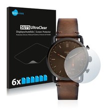 Fossil Q Commuter Smart Watch, 6x Transparent ULTRA Clear Screen Protector