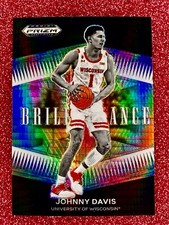 2022-23 Panini Prizm Draft Picks Johnny Davis Brilliance Hyper #BR-JD