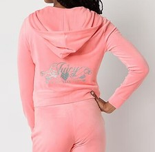  110 - NEW - JUICY by Juicy Couture - Velour Tracksuit with Logo - SZ M
