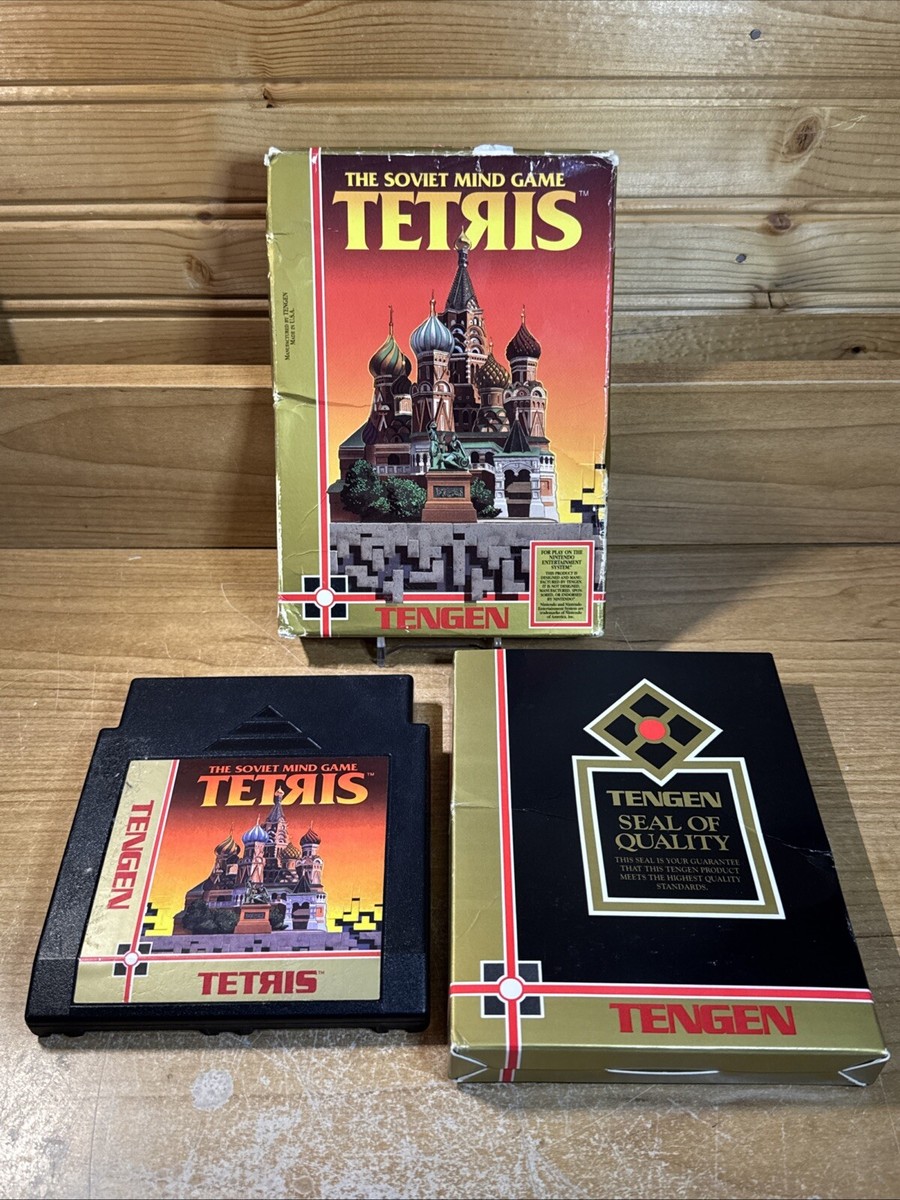 Tengen Tetris Nintendo Entertainment System NES Box And Game No