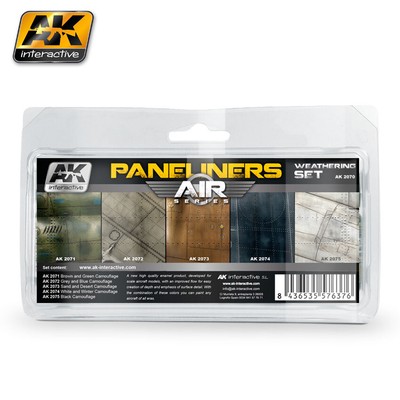 Paneliners Weathering Set Ak-2070 Ak Interactive